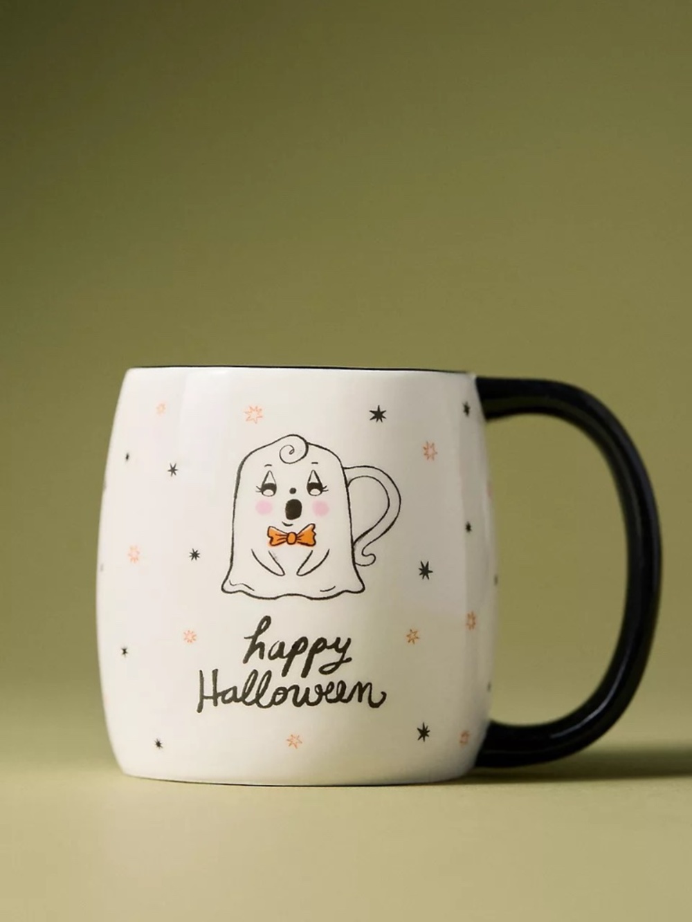 NWT Anthropologie Happy Halloween Stoneware Mug - Picture 2 of 3